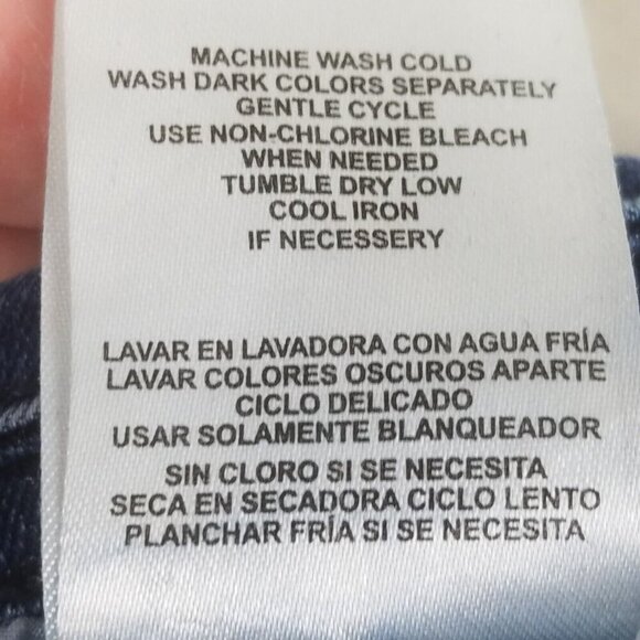 Jeans DKNY Duane Classic Straight Fit Denim 36 X 30 dark blue men's - Picture 14 of 16